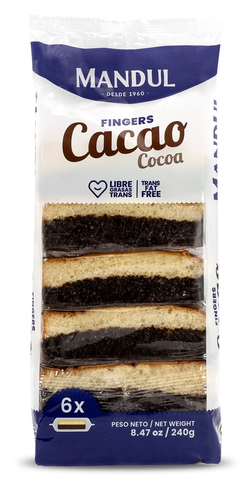 Bocaditos De Cacao Mandul Bolsa 240 G