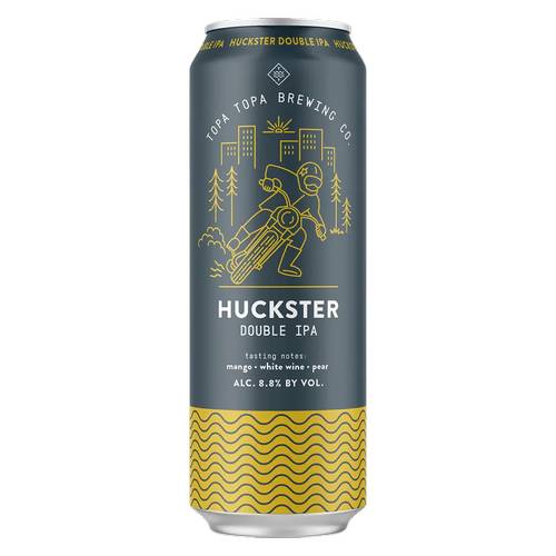 Topa Topa Brewing Company Huckster Double Ipa Beer (19.2 fl oz)