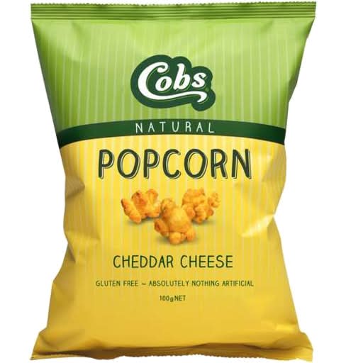 Cobs Natural Popcorn, Cheddar Cheese (100g)