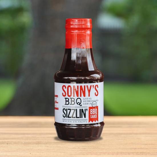 Sizzlin' BBQ Sauce Bottle