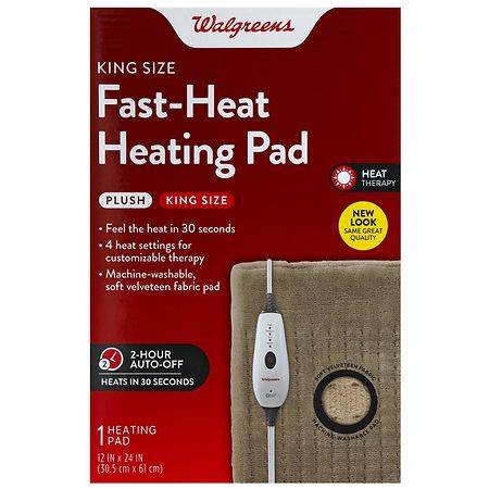 Walgreens Fast Heat Healing Pad King Size (12 in x 24 in (30.5 cm x 61 cm))