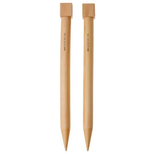 14" Jumbo Wood Knitting Needles By Loops & Threads