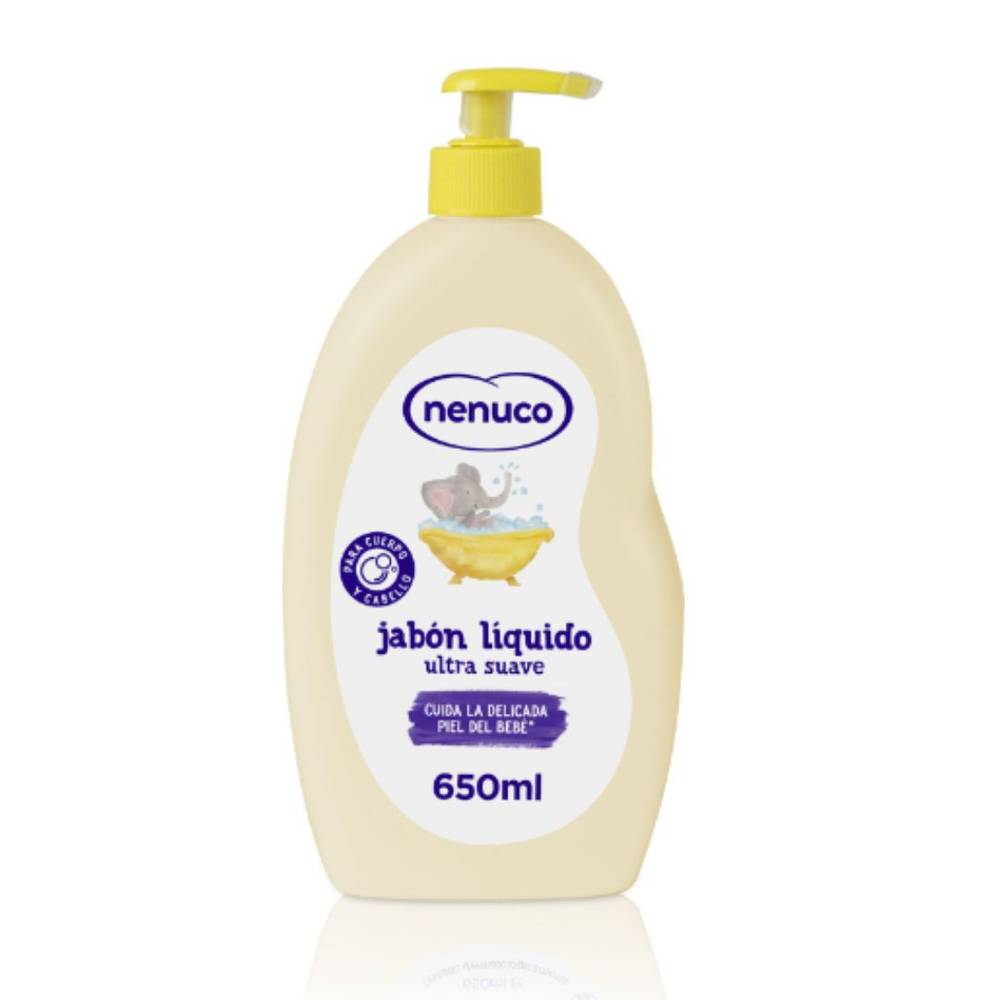 Jabón líquido para bebé ultra suave Nenuco 650ml