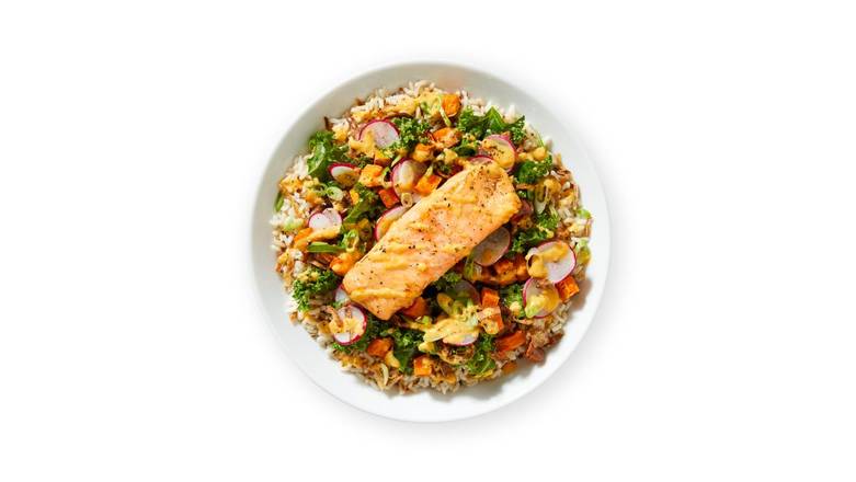 Salmon Miso Ginger Bowl