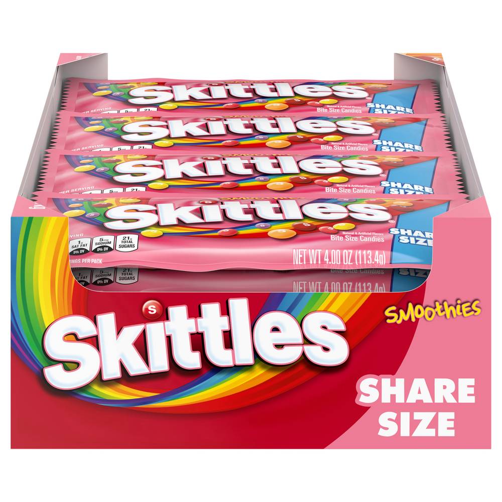 Skittles Smoothies Share Size Candies