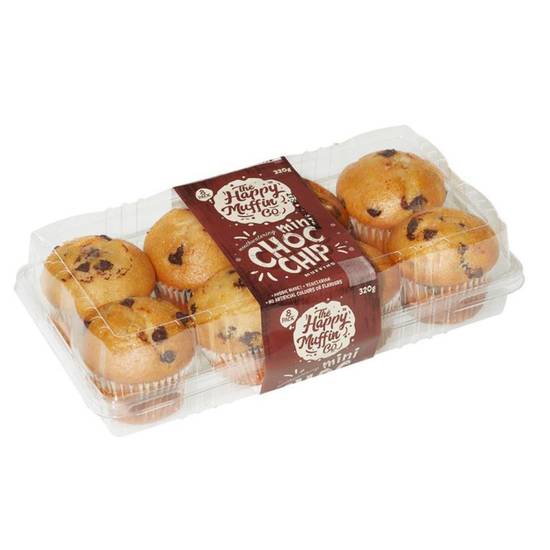 Happy Muffin Co Mini Chocolate Chip (8 Pack)