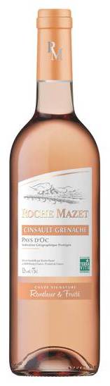 Grenache cinsault pays d'oc - roche mazet - 75cl