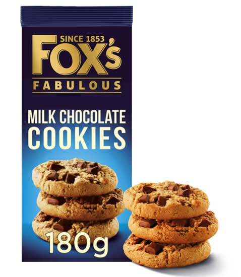 Fox's Fabulous Milk Chocolate Cookies (180g)