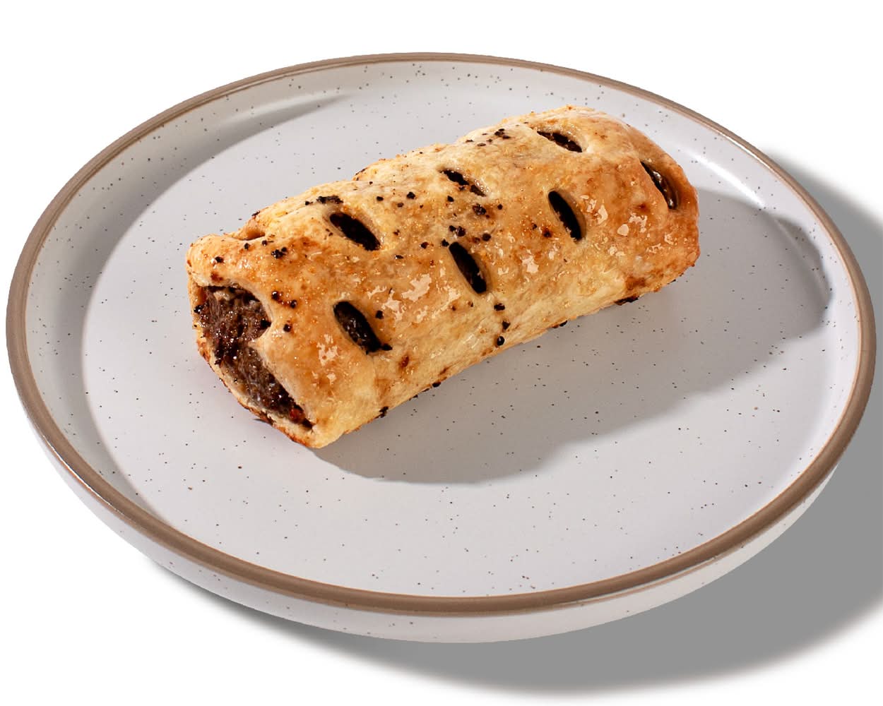 Gourmet Angus Beef and Cracked Pepper Sausage Roll