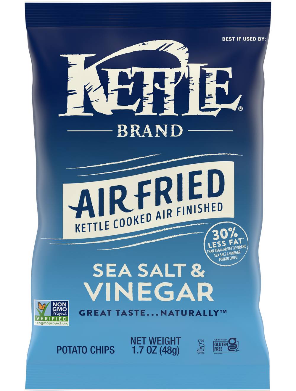 Kettle Brand Air Fried Potato Chips, Sea Salt-Vinegar (1.7 oz)