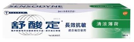 舒酸定長效抗敏牙膏清涼薄荷120g