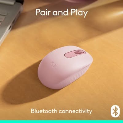 Logitech M196 Light Weight Bluetooth Wireless Optical Mouse, Rose