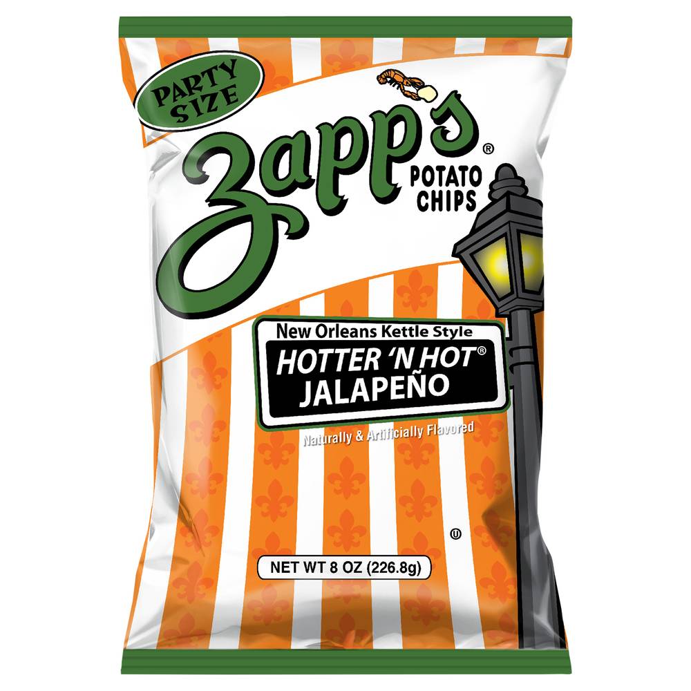 Zapp's Hotter 'N Hot Jalapeno Kettle Chips (8 oz)