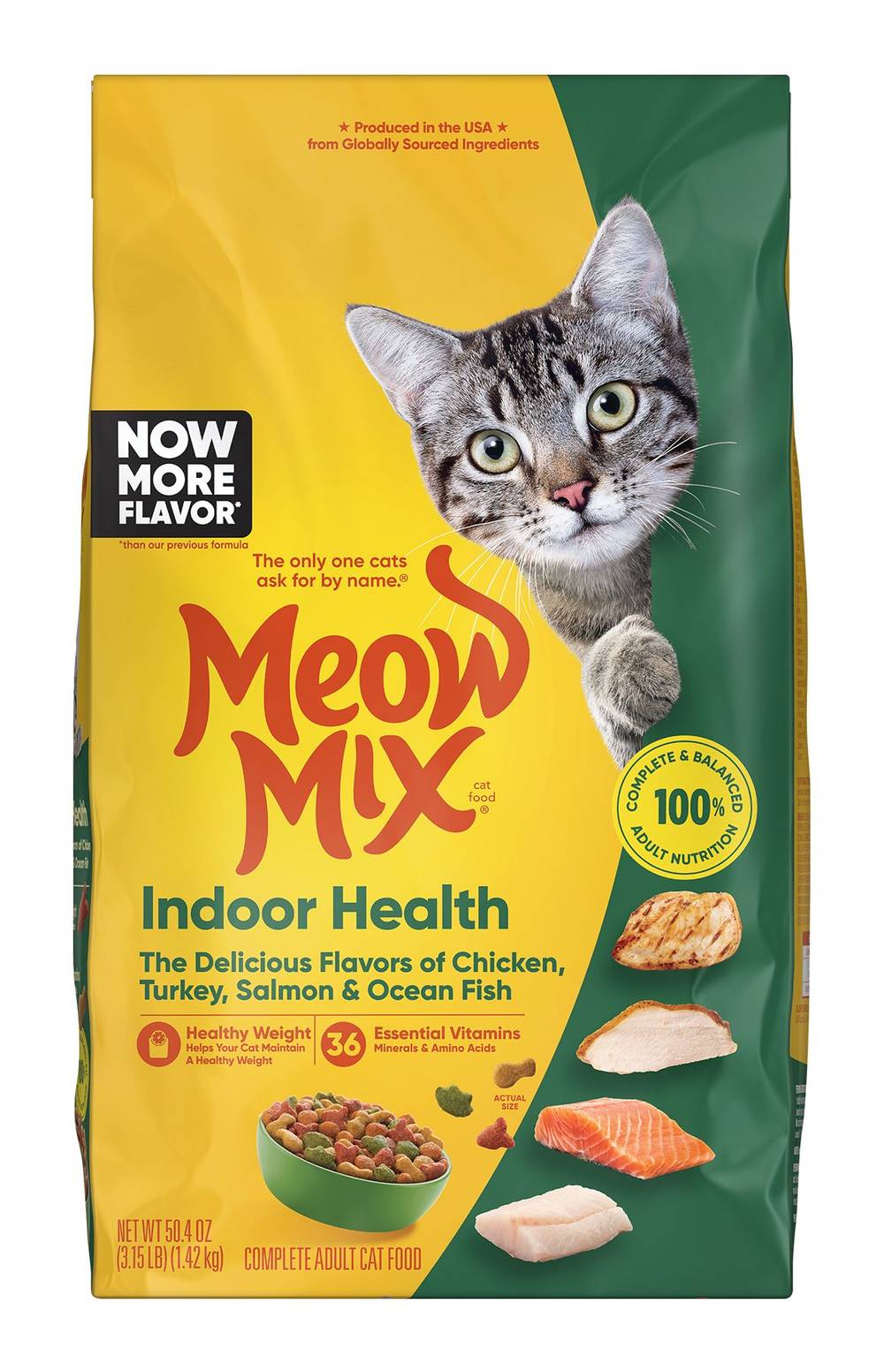 Meow Mix Indoor Health Adult Dry Cat Food (50.4 oz)