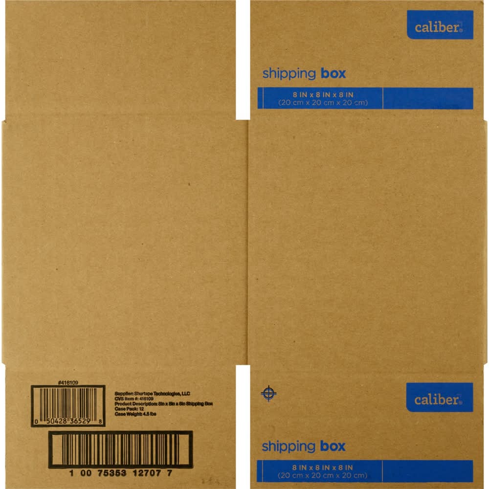 Scotch 8"H X 8"w X 8"d Brown Mailing Box