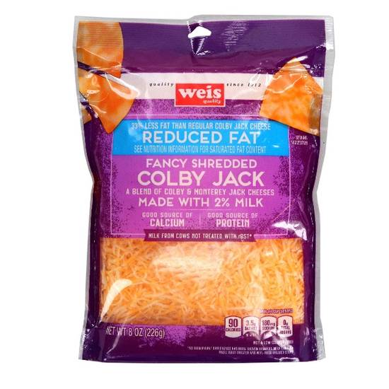 Weis Quality Cheese Colby Jack Shredded