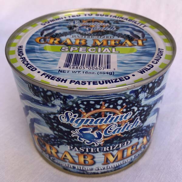 Signature Catch Pasteurized Blue Swimming Crab Meat (16 oz)