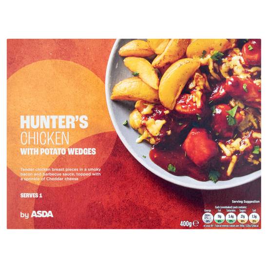 Asda Hunter's Chicken with Potato Wedges 400g