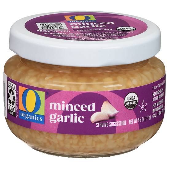 O Organics Garlic Minced Jar (4.5 oz)