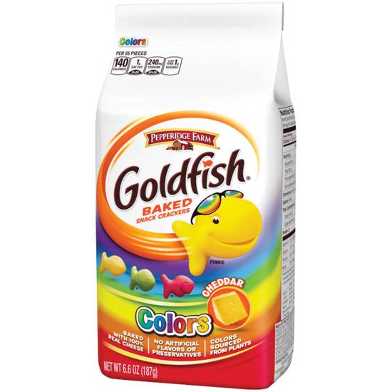 Pepperidge Farm Goldfish Colors Cheddar Crackers (6.6 oz)
