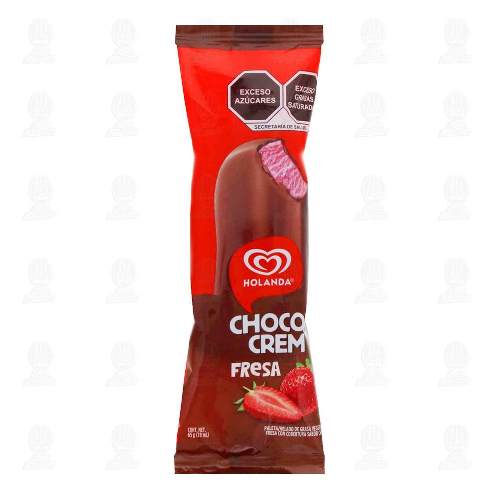 Holanda · Paleta chococrem, fresa (78 ml)