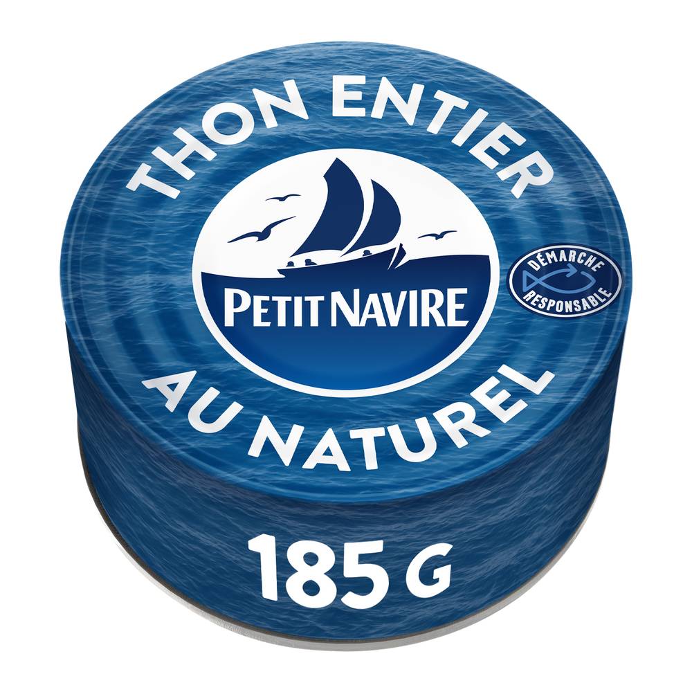 Petit Navire - Thon entier au naturel (265g)