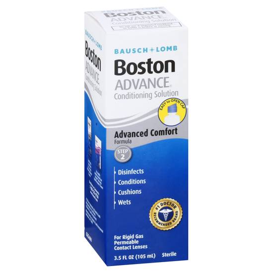 Bausch & Lomb Boston Advance Conditioning Solution Advanced Comfort Formula Step 2