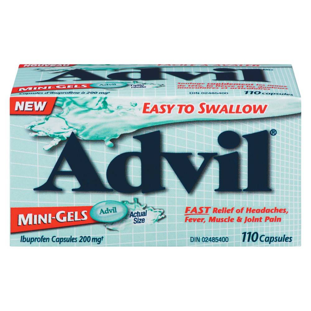 Advil Ibuprofen Capsules 200 mg (20 g)