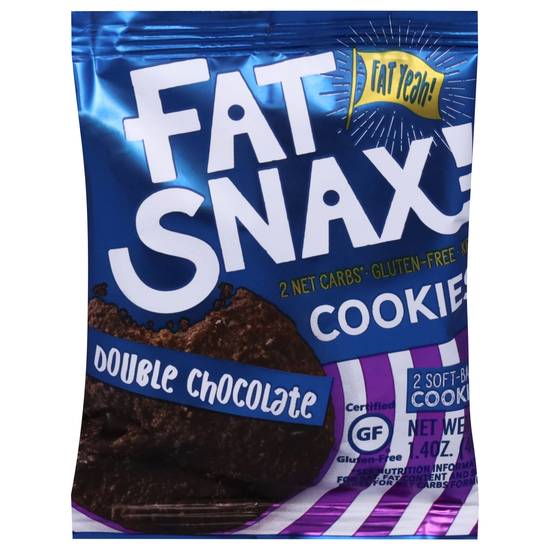 Fat Snax Double Chocolate Chip Cookies (1.4 oz)