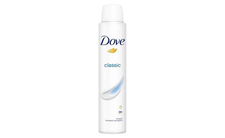 Dove For Women Classic Anti Perspirant Deodorant Spray 200ml (404696)