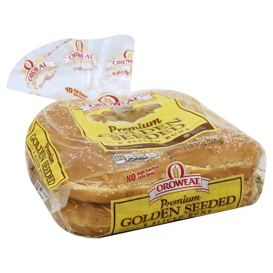 Oroweat Premium Golden Seeded Buns (8 buns)