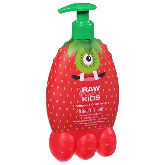 Raw Sugar Kids Strawberry + Kiwi Shampoo + Conditioner