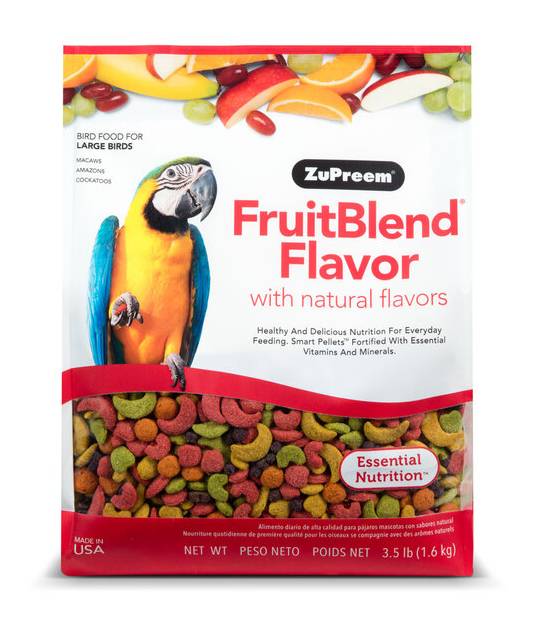 ZuPreem Large Bird Food, Fruitblend (3.5 lbs)
