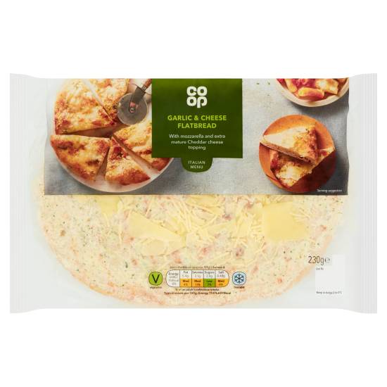 Co-op Garlic & Cheese Flatbread (230g)