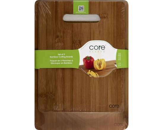 Core · Set of 2 Bamboo Cutting Boards (1 set)