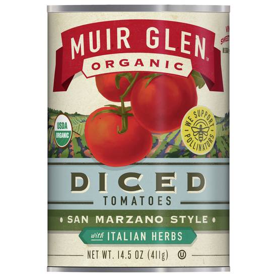 Muir Glen Diced Tomatoes San Marzano Style (14.5 oz)
