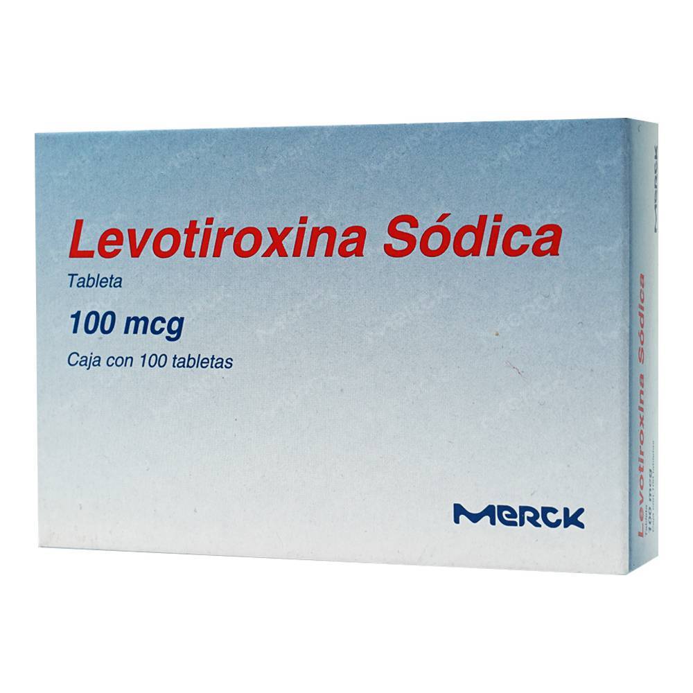 Merck gm levotiroxina sódica (100 piezas)