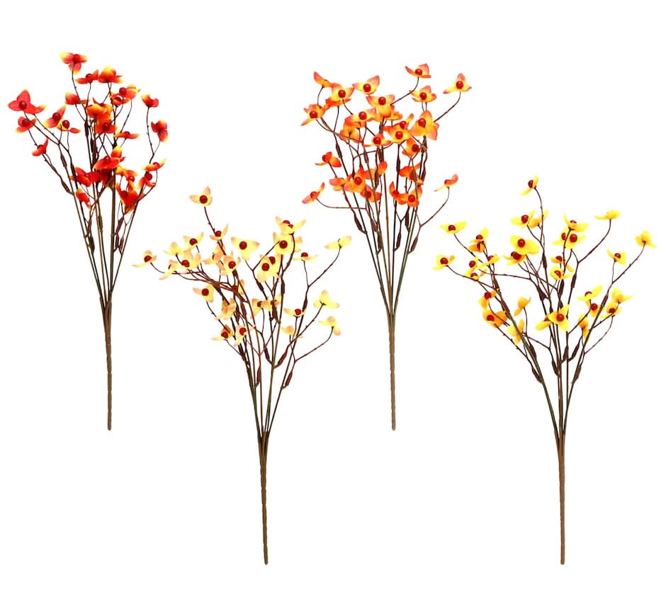 Floral Garden 7-Stem Faux Bittersweet Bush, 1 ct.