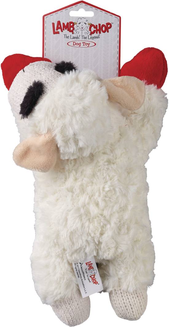 Lamb Chop Stuffed Dog Toy, Medium Size