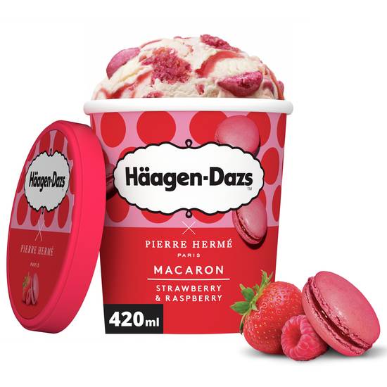 Häagen-Dazs - Pierre hermé glace macaron strawberry et raspberry