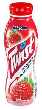 Bakoma Twist Truskawkowy (400 g)