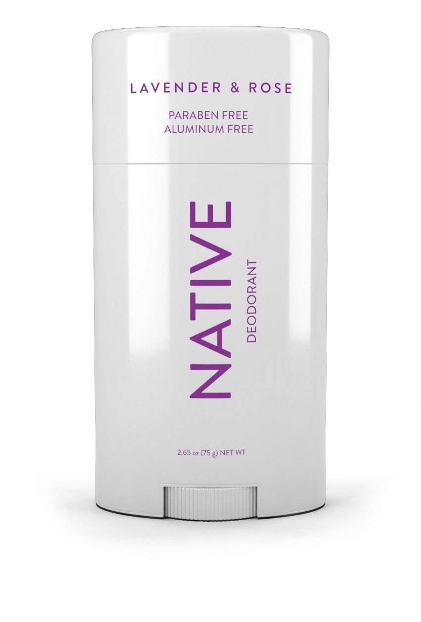 Native Deodorant Stick, Lavender & Rose, 2.65 Oz