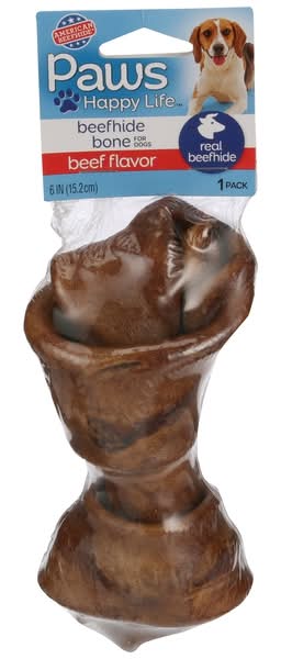 Paws Happy Life Beefhide Bone Dogs Treat