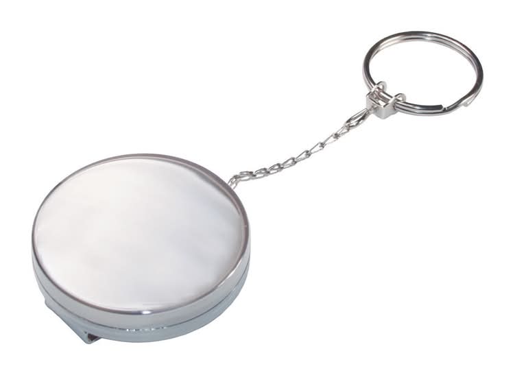 Hillman Steel Silver Retractable Cord Keychain