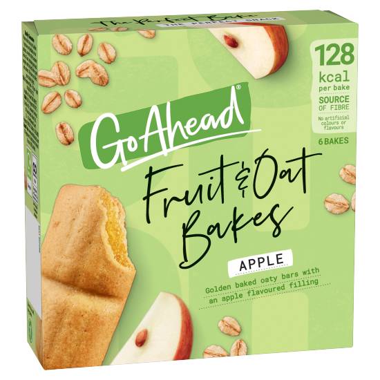 Go Ahead Apple Fruit and Oat Bakes Snack Bars Multipack (6 ct)