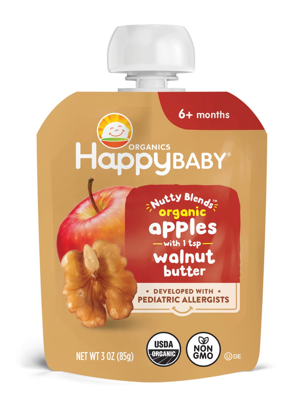 Happy Baby Apples With Walnut Butter (3 oz)