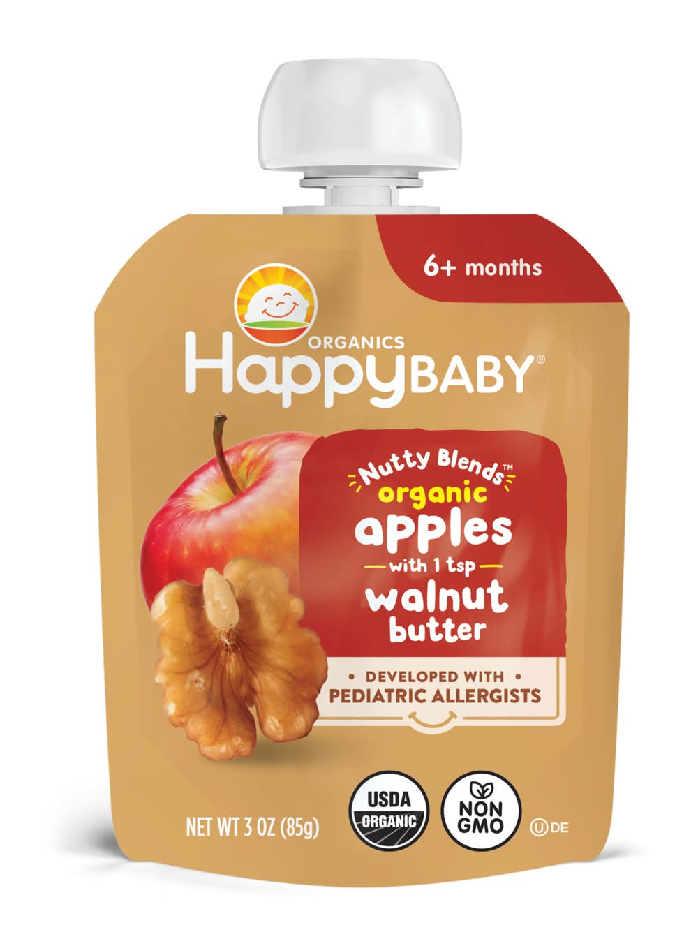 Happy Baby Apples With Walnut Butter (3 oz)