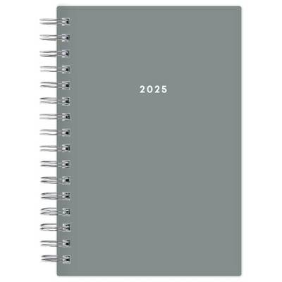 Blue Sky 2025 Daily Monthly Planner, 8.19 x 6.38 In-Small Paper, Gray