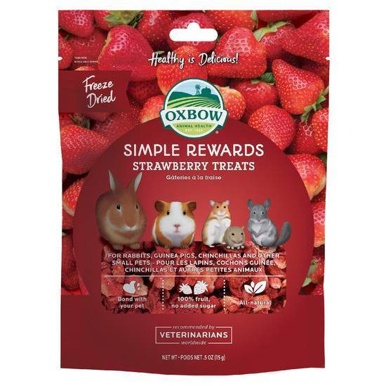 Oxbow Simple Rewards Strawberry Treat, 0.5