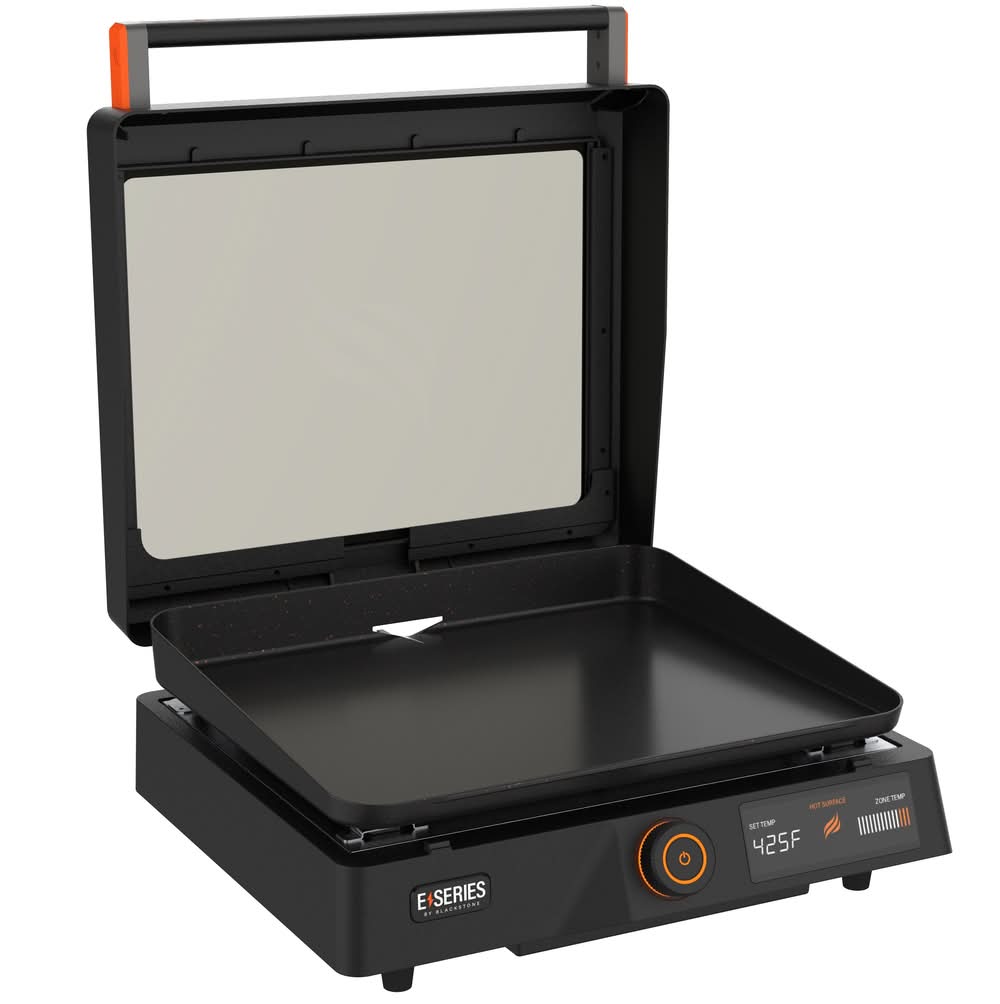 Blackstone 17-in x 14-in Non-Stick E-Series Non-Stick Ceramic Coated Aluminum Electric Griddle Removable Drip Tray ( 1500 -Watt )